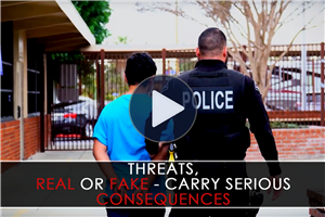 Video: Threats, Real or Fake - Carry Serious Consequences. 